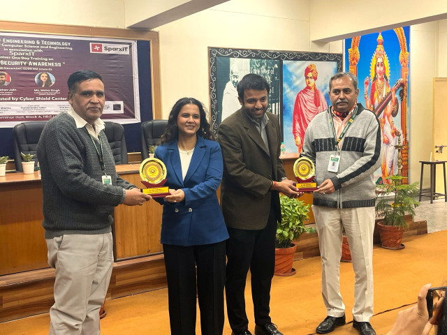 Cybersecurity Awareness Session at HRIT University