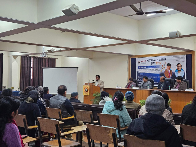 National Startup Day 2026 celebrated at HRIT University