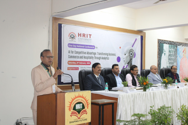 National Conference on “AI for Competitive Advantage: Transforming Business, Commerce and Hospitality Through Analytics”