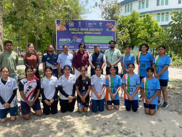 HRIT University proudly hosted the Khelo India District Women’s League